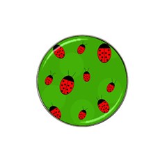 Ladybugs Hat Clip Ball Marker by Valentinaart