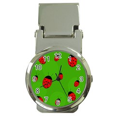 Ladybugs Money Clip Watches by Valentinaart