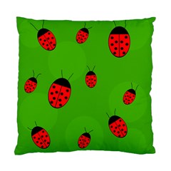 Ladybugs Standard Cushion Case (two Sides) by Valentinaart