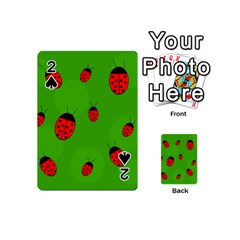 Ladybugs Playing Cards 54 (mini)  by Valentinaart