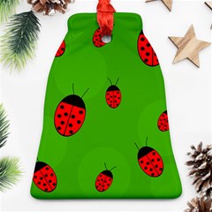 Ladybugs Bell Ornament (2 Sides) by Valentinaart