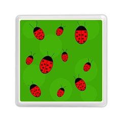 Ladybugs Memory Card Reader (square)  by Valentinaart