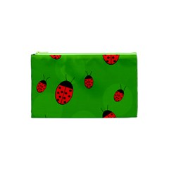 Ladybugs Cosmetic Bag (xs) by Valentinaart