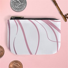 Pink Elegant Lines Mini Coin Purses by Valentinaart