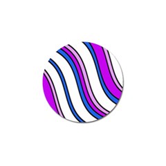 Purple Lines Golf Ball Marker (10 Pack) by Valentinaart