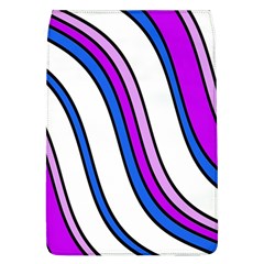 Purple Lines Flap Covers (l)  by Valentinaart