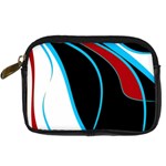 Blue, Red, Black And White Design Digital Camera Cases Front