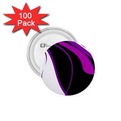 Purple Elegant Lines 1 75  Buttons (100 Pack)  by Valentinaart