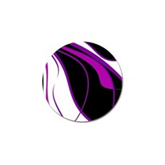 Purple Elegant Lines Golf Ball Marker (4 Pack) by Valentinaart