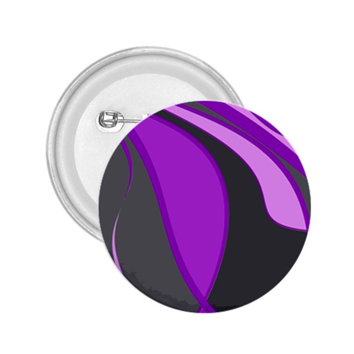 Purple Elegant Lines 2.25  Buttons