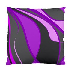 Purple Elegant Lines Standard Cushion Case (one Side)