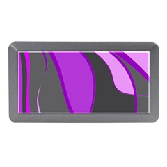 Purple Elegant Lines Memory Card Reader (mini) by Valentinaart