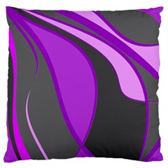 Purple Elegant Lines Standard Flano Cushion Case (two Sides) by Valentinaart