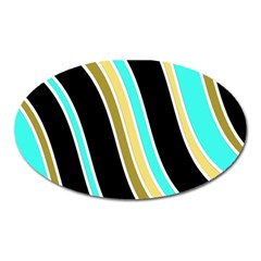 Elegant Lines Oval Magnet