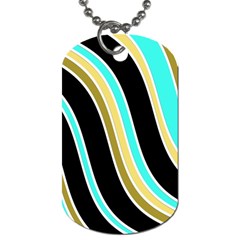 Elegant Lines Dog Tag (One Side)