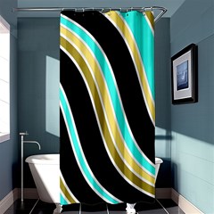 Elegant Lines Shower Curtain 36  x 72  (Stall) 