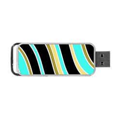 Elegant Lines Portable USB Flash (One Side)