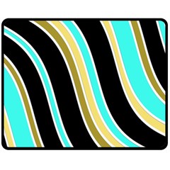 Elegant Lines Double Sided Fleece Blanket (Medium) 