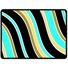 Elegant Lines Double Sided Fleece Blanket (Large) 