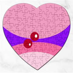 Decorative Abstraction Jigsaw Puzzle (heart) by Valentinaart