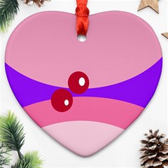 Decorative Abstraction Heart Ornament (2 Sides) by Valentinaart