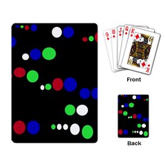 Colorful Dots Playing Card by Valentinaart