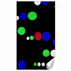 Colorful Dots Canvas 40  X 72   by Valentinaart