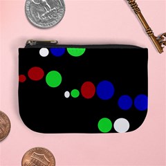 Colorful Dots Mini Coin Purses by Valentinaart