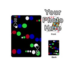 Colorful Dots Playing Cards 54 (mini)  by Valentinaart