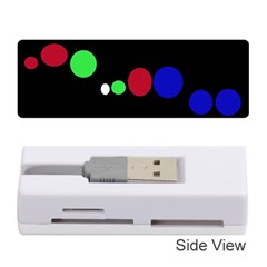 Colorful Dots Memory Card Reader (stick)  by Valentinaart