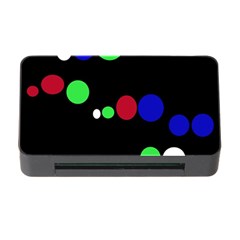 Colorful Dots Memory Card Reader With Cf by Valentinaart