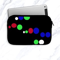 Colorful Dots Apple Ipad Mini Zipper Cases by Valentinaart