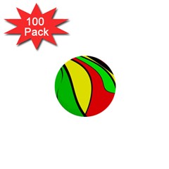 Colors Of Jamaica 1  Mini Buttons (100 Pack)  by Valentinaart