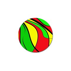 Colors Of Jamaica Golf Ball Marker by Valentinaart