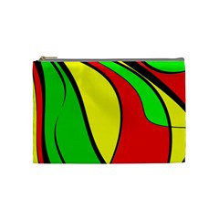 Colors Of Jamaica Cosmetic Bag (medium)  by Valentinaart