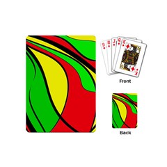 Colors Of Jamaica Playing Cards (mini)  by Valentinaart