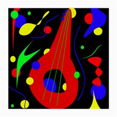 Abstract Guitar  Medium Glasses Cloth (2-side) by Valentinaart