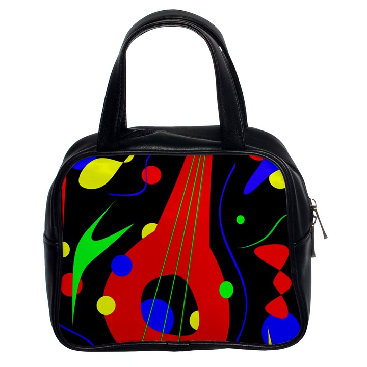 Abstract guitar  Classic Handbags (2 Sides)