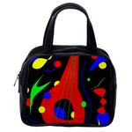 Abstract guitar  Classic Handbags (2 Sides) Back