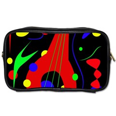 Abstract Guitar  Toiletries Bags 2-side by Valentinaart