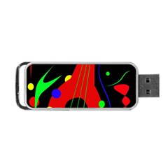 Abstract Guitar  Portable Usb Flash (one Side) by Valentinaart