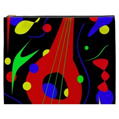 Abstract Guitar  Cosmetic Bag (xxxl)  by Valentinaart