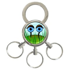 Snail 3-ring Key Chains by Valentinaart