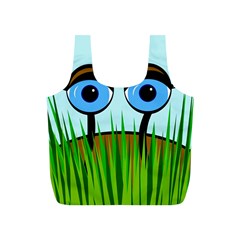 Snail Full Print Recycle Bags (s)  by Valentinaart