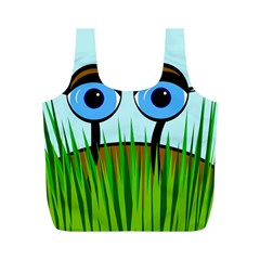 Snail Full Print Recycle Bags (m)  by Valentinaart