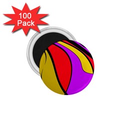 Colorful Lines 1 75  Magnets (100 Pack) 