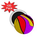 Colorful lines 1.75  Magnets (100 pack)  Front