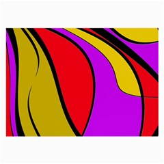 Colorful Lines Large Glasses Cloth by Valentinaart