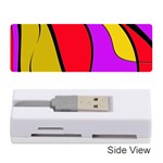 Colorful lines Memory Card Reader (Stick)  Front