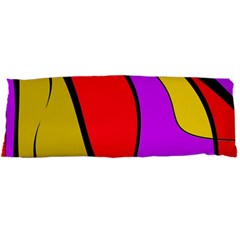 Colorful Lines Body Pillow Case Dakimakura (two Sides) by Valentinaart